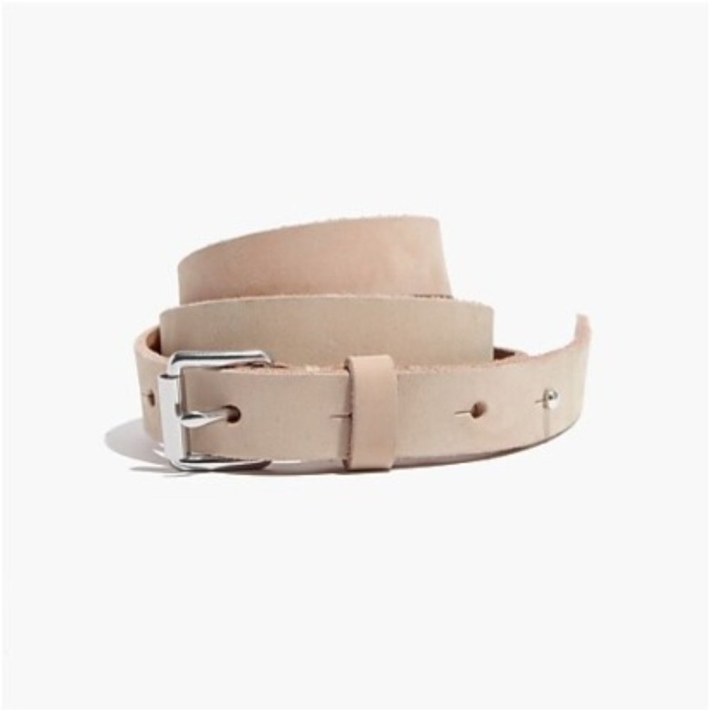 Madewell Collar Stud Leather Belt | Sz ML